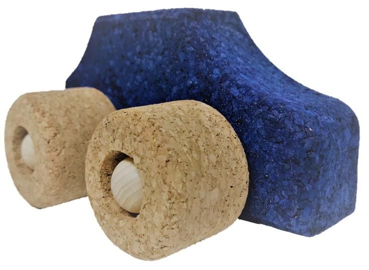 Spielzeug-Auto aus Kork, Korxx Limo C bunt