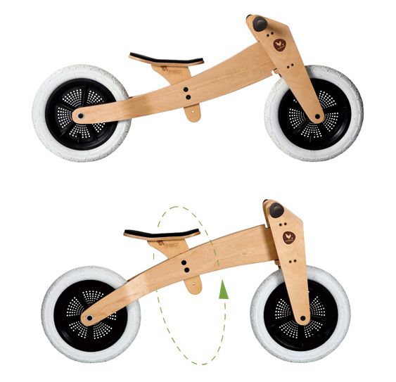 2 in 1 Holz Laufrad ab 2 Jahren Wishbone Bike Classic