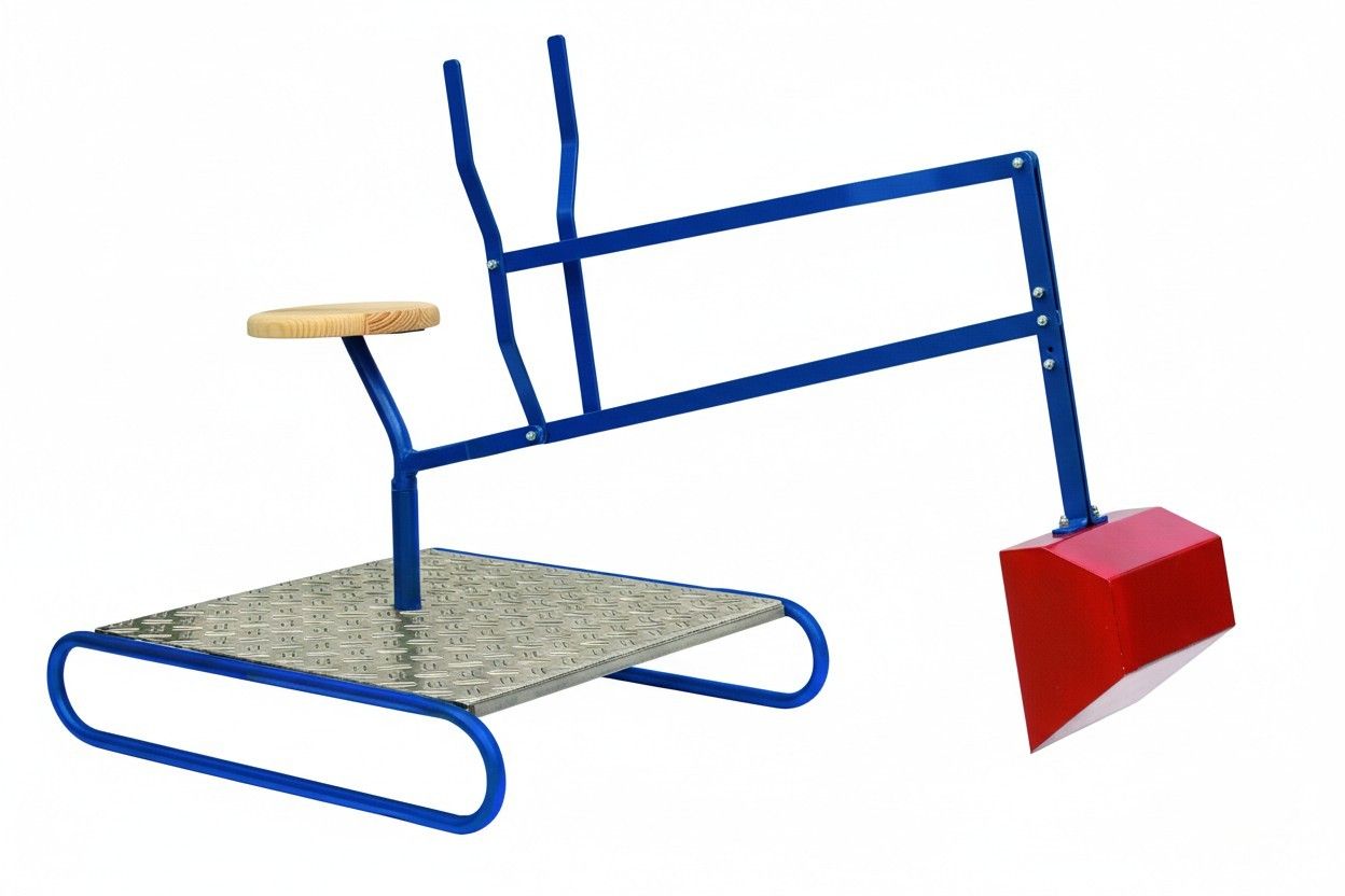 Sitzbagger Metall Kinder mit Raupen-Gestell, Lautenbach