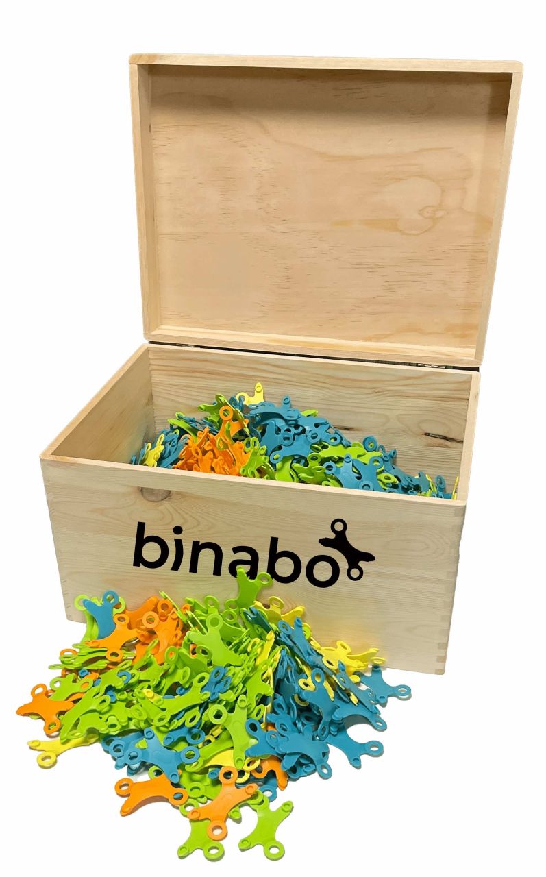 Binabo 1000 – 1000 chips mixed colour, TicToys