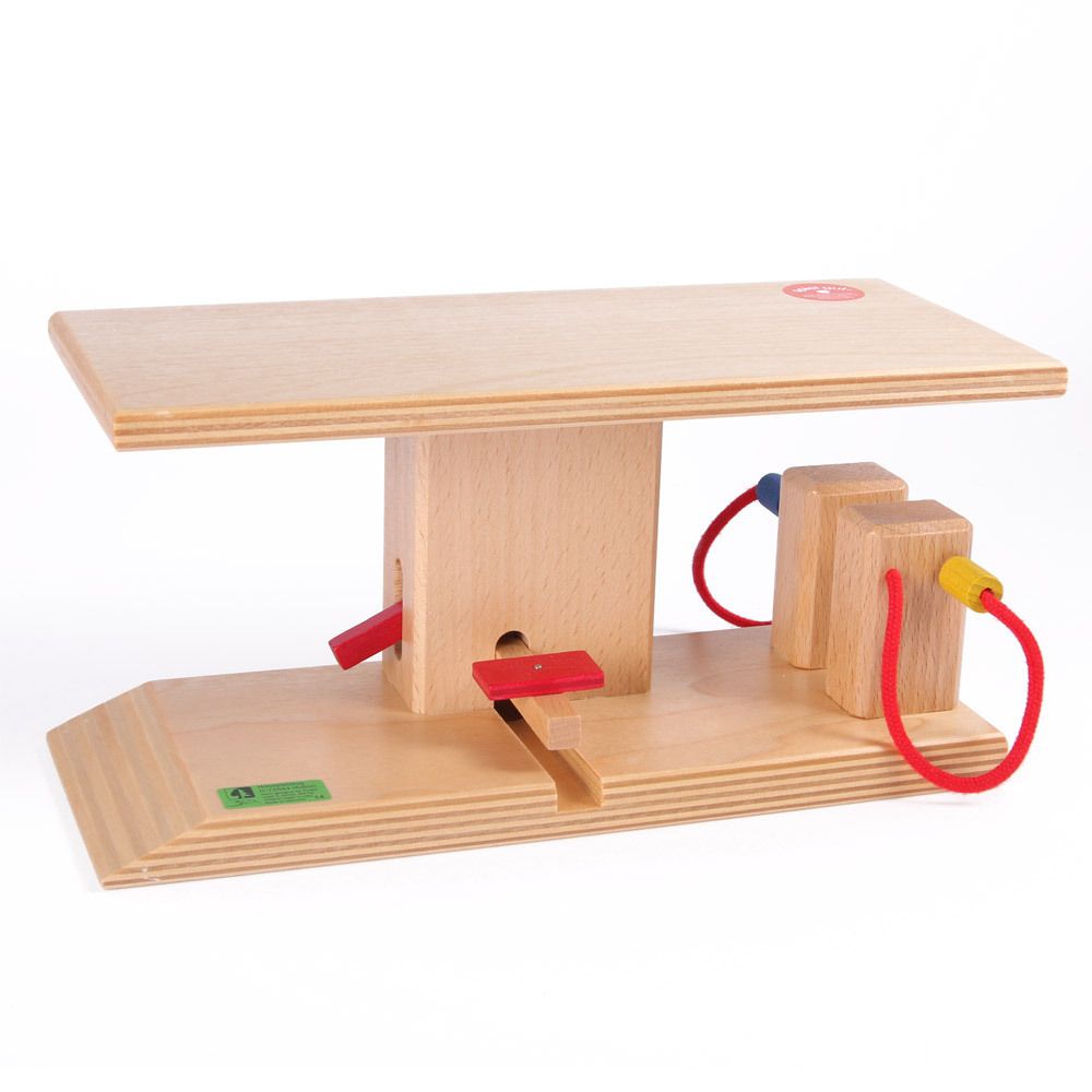 Tankstelle, 'spiel gut', Birkensperrholz, Beck Holzspielzeuge