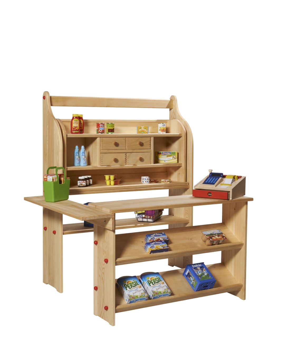 Kaufmannsladen, Holz v. Glückskäfer