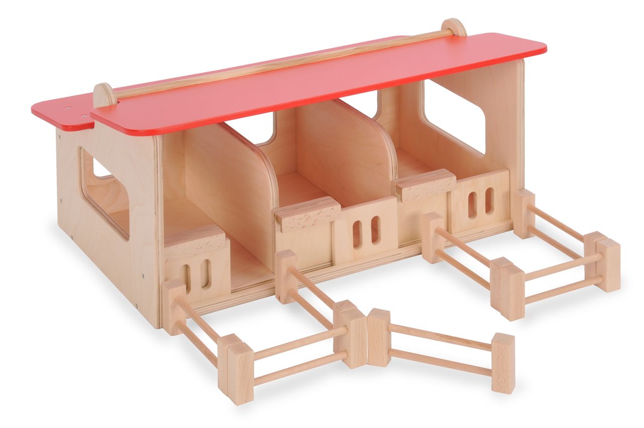 Holz Kinder Pferdestall ab 3 Jahren Bätz