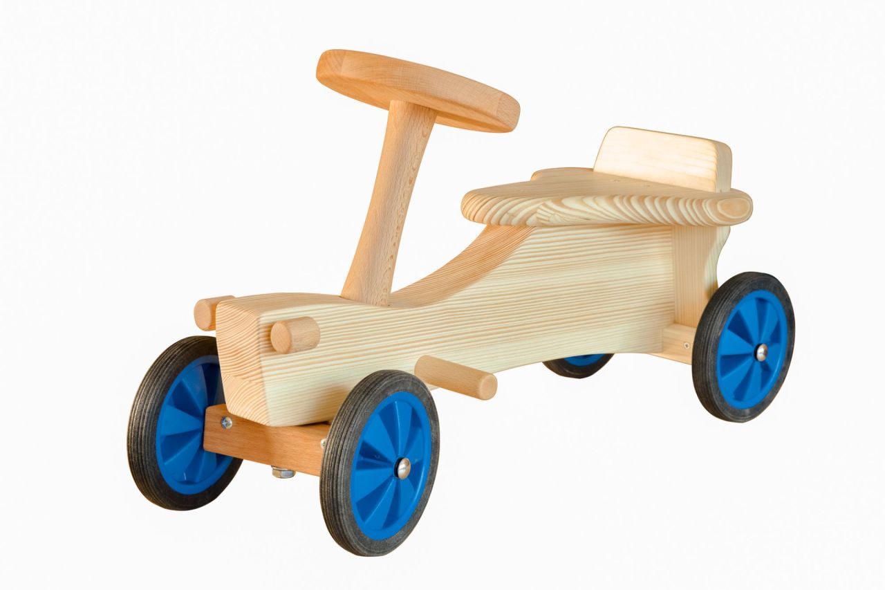 Holz Rutschauto Trecker Lautenbach