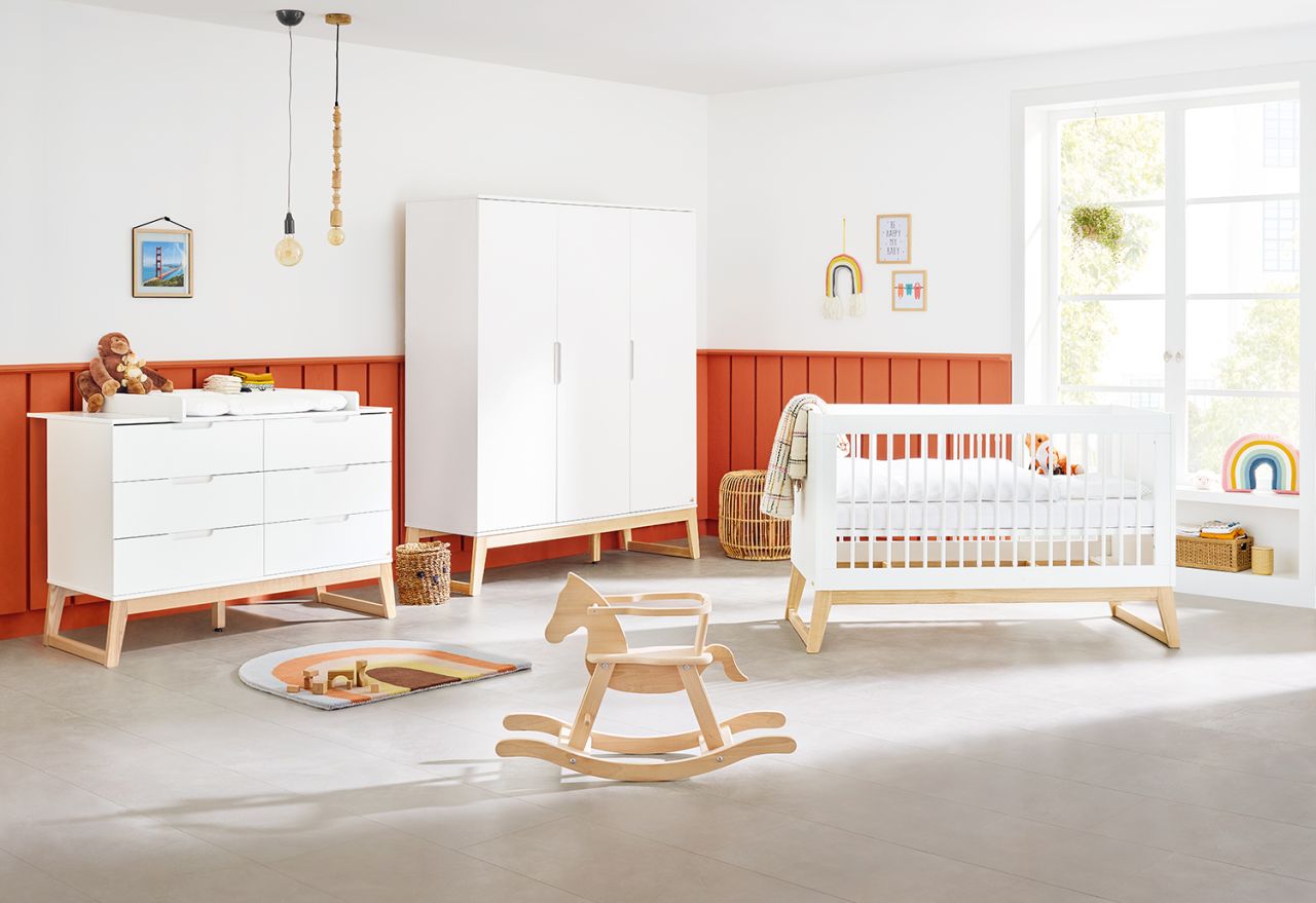 Kinderzimmer-Set Bridge extrabreit groß, 3-tlg., Pinolino