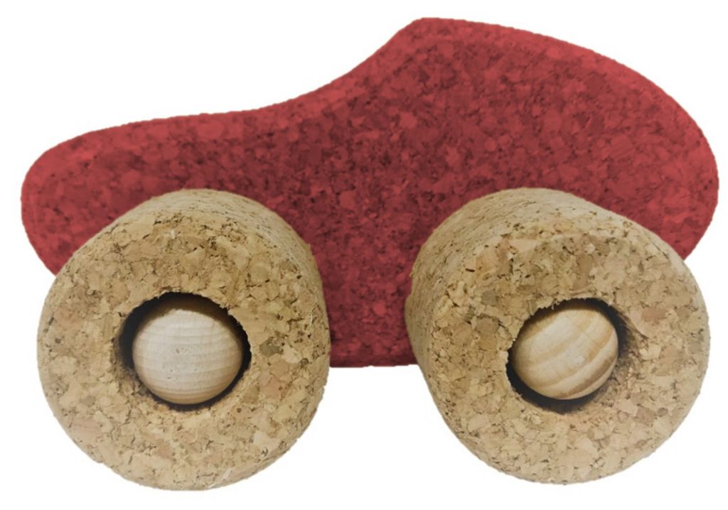 Spielzeug-Auto aus Kork, Korxx Lambo C bunt