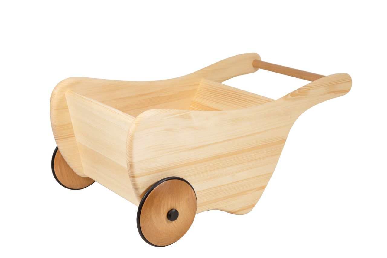 Kinderschubkarre aus Holz, Lautenbach