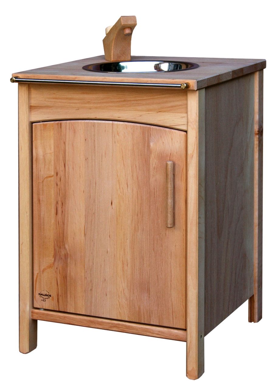 Schöllner, Spüle Kühlschrank für Holz Spielküche Singl, Spielhöhe 50 cm