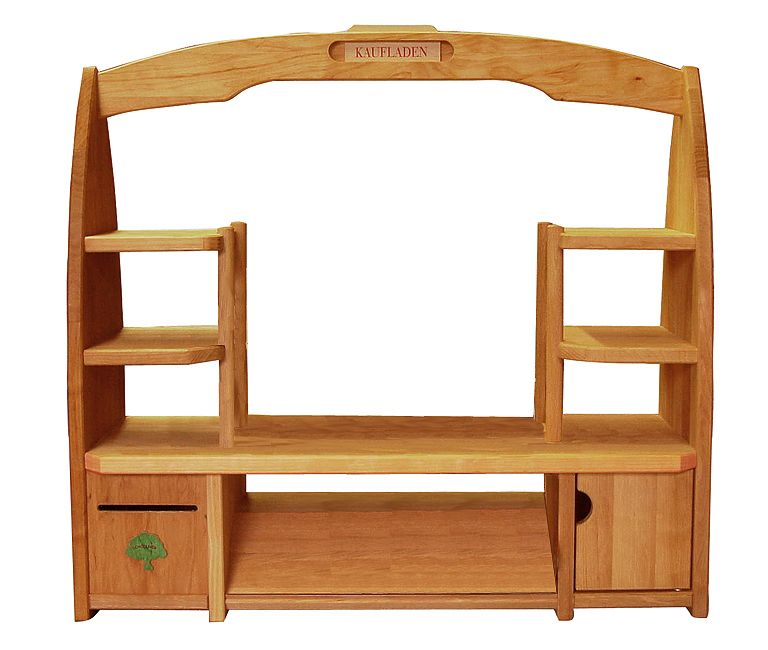 Tischkaufladen, 'spiel gut', Holz massiv Schöllner Holzspielzeug.