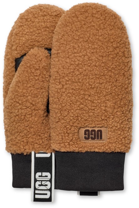UGG UGGFLUFF LOGO TAPE Fäustling 2026 chestnut - L/XL