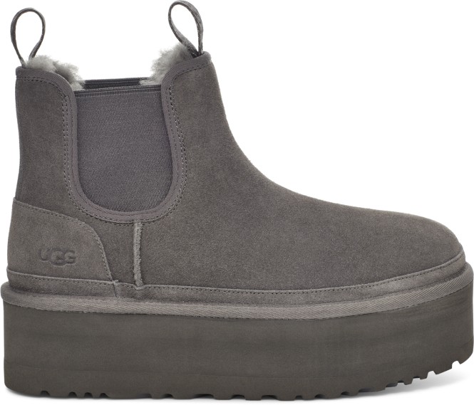 UGG WOMEN NEUMEL PLATFORM CHELSEA Stiefel 2025 grey - 41