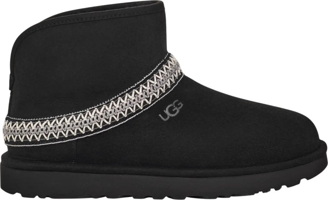 UGG CLASSIC MINI CRESCENT Stiefel 2026 black - 39