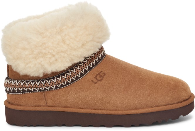 UGG CLASSIC SHORT CRESCENT Stiefel 2026 chestnut - 37