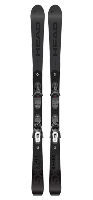 HEAD SHAPE SX BLACK EDITION Ski 2026 inkl. PR 11 GW BR 85 Ski solid black/white - 156