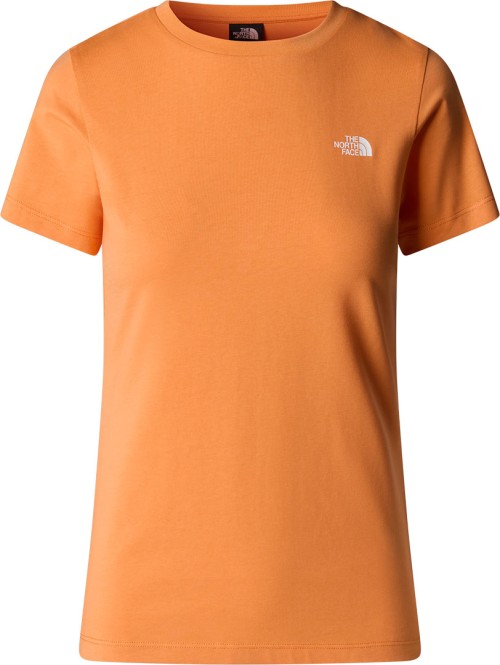 THE NORTH FACE WOMEN SIMPLE DOME SLIM T-Shirt 2025 papaya - S