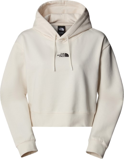 THE NORTH FACE WOMEN ESSENTIAL CROP Hoodie 2026 white dune - L