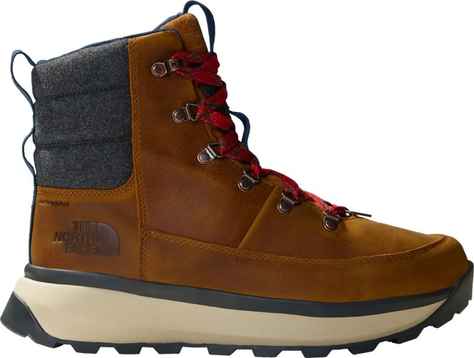 THE NORTH FACE BERGEN LEATHER WP Schuh 2026 timber tan/tnf red - 40,5