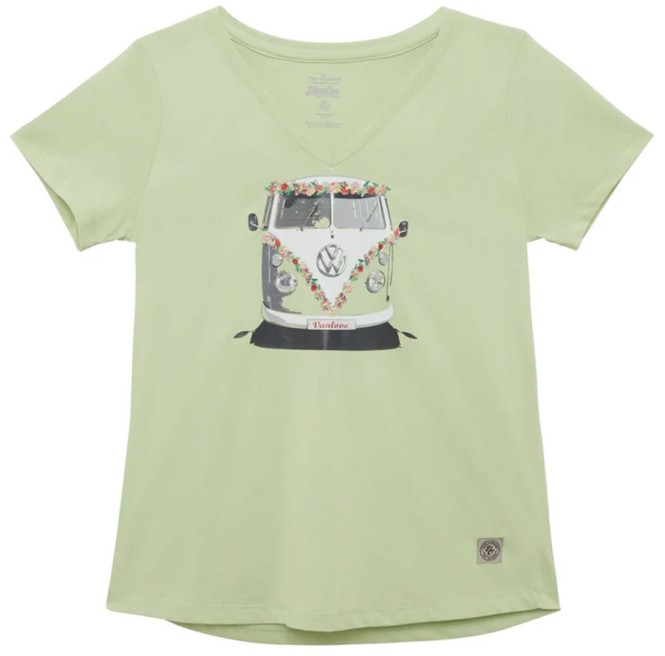 VAN ONE CLASSIC CARS FLOWER GIRL T-Shirt 2024 light green/multi - M