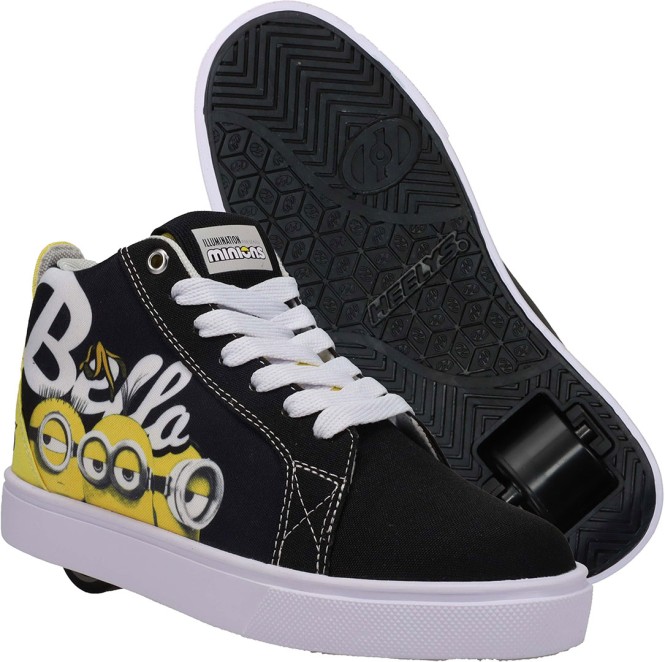HEELYS RACER 20 MINIONS Schuh black/white/yellow - 40,5