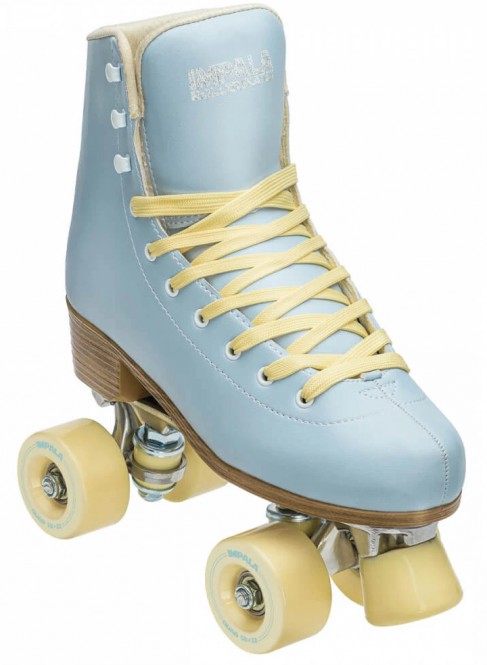IMPALA QUAD SKATE Rollschuh sky blue/yellow - 34