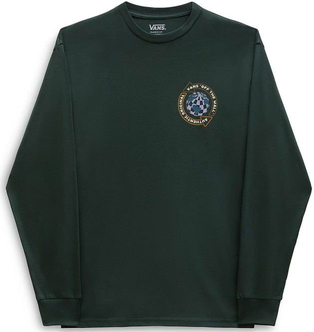 VANS GLOBE CIRCLE Longsleeve 2024 deep forest - M