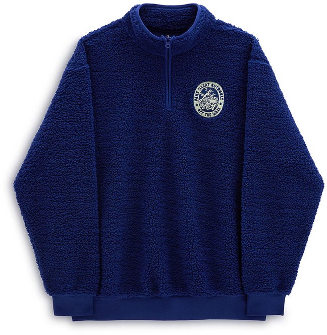 VANS HAPPY MOON Zip Fleece 2024 blue depths - S