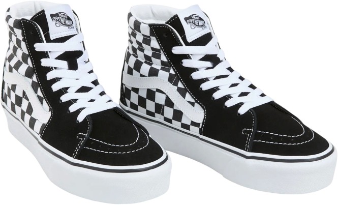 VANS SK8-HI PLATFORM 2.0 Schuh 2025 checkerboard/true white - 38