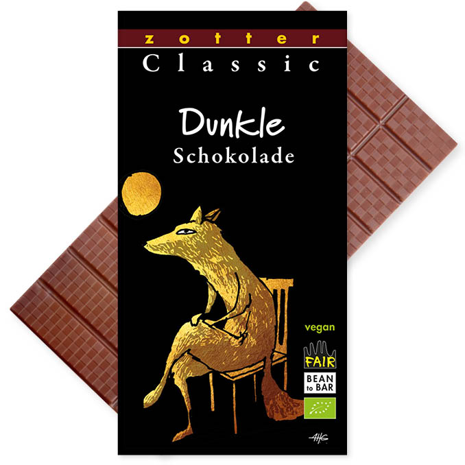 Dunkle Schokolade