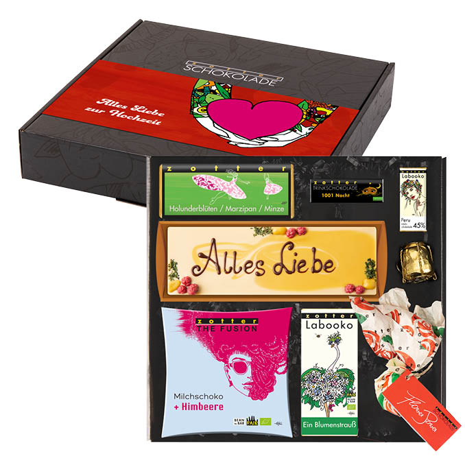 Alles Liebe zur Hochzeit Motto-Box