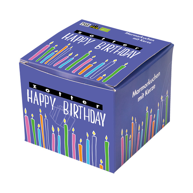 Geburtstagskuchen mit Kerze