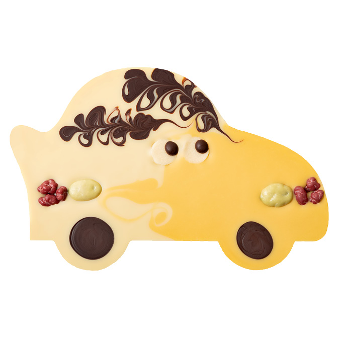 Auto Weiß & Marille & Karamell de luxe