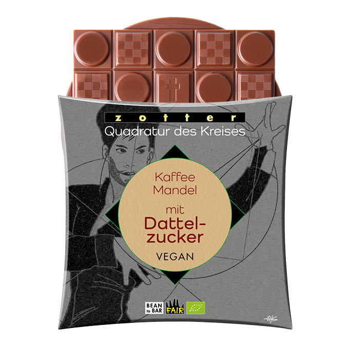 Kaffee Mandel mit Dattelzucker