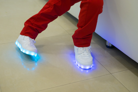LED Schuhe Rechnungskauf